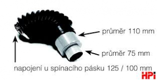 HPI-Flex-hadice PROFI NG 110 /125-napojení větracího komínku