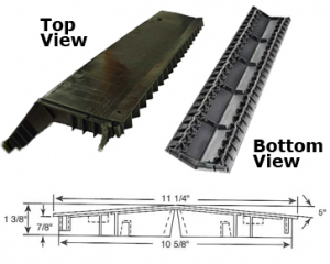 IKO Větrací prvek hřebenový RIDGE MASTER-122x28 cm-armourvent ridge plus