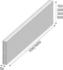 SE-Obrubník 5x20x100cm šedý semmelrock
